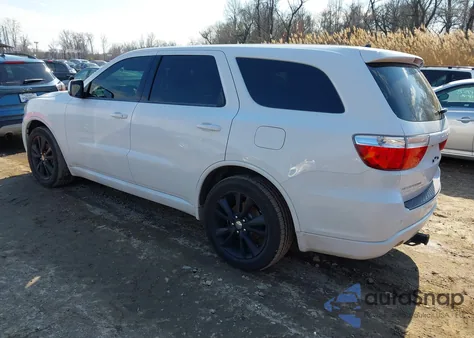2013 Dodge Durango Sxt z USA, uszkodzony, nr VIN 1C4RDHAGXDC682945